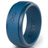 GIFT RING Men's Infinity Silicone Ring. Soft, Comfortable & Durable Wedding Band. US Design Patent